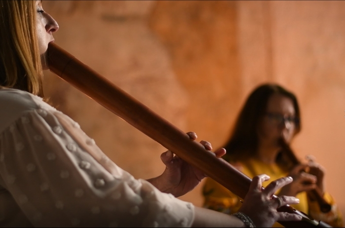 Simone Reid, Polyphica recorder trio - video production in Ruthin, North Wales