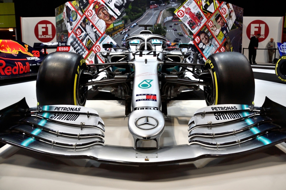 Lewis Hamilton's Mercedes F1 racing car - event photography