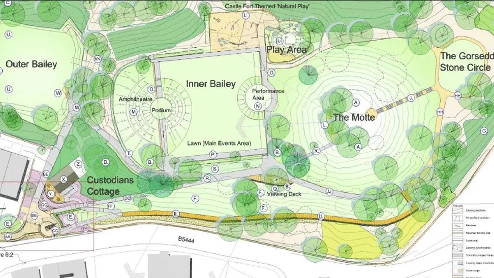a map of Bailey Hill