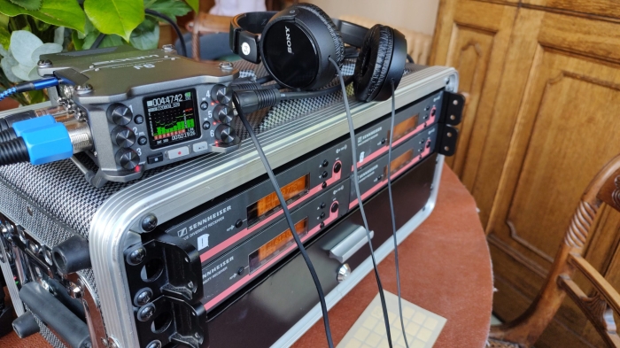 Rackmounted radio micrphone receivers