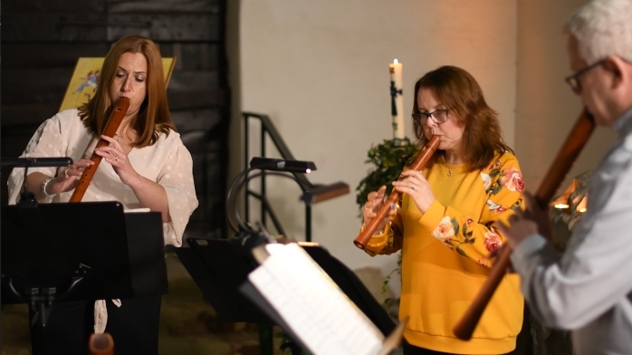 Simone Reid, Grace Barton, Michael Piraner - video production in Ruthin, North Wales
