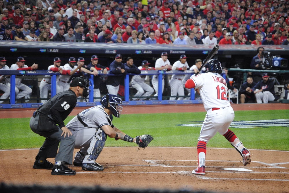 New York Yankees at Cleveland Indians - event photgraphy