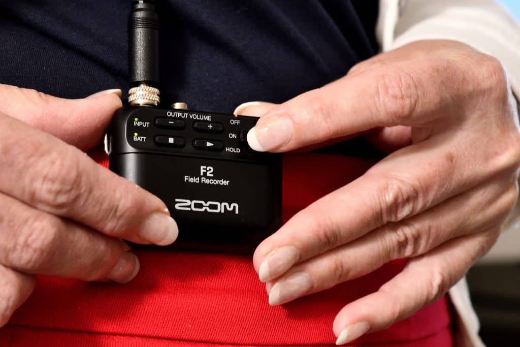 The F2 is miniature, rugged, and accurate to milliseconds over an entire day's recording.